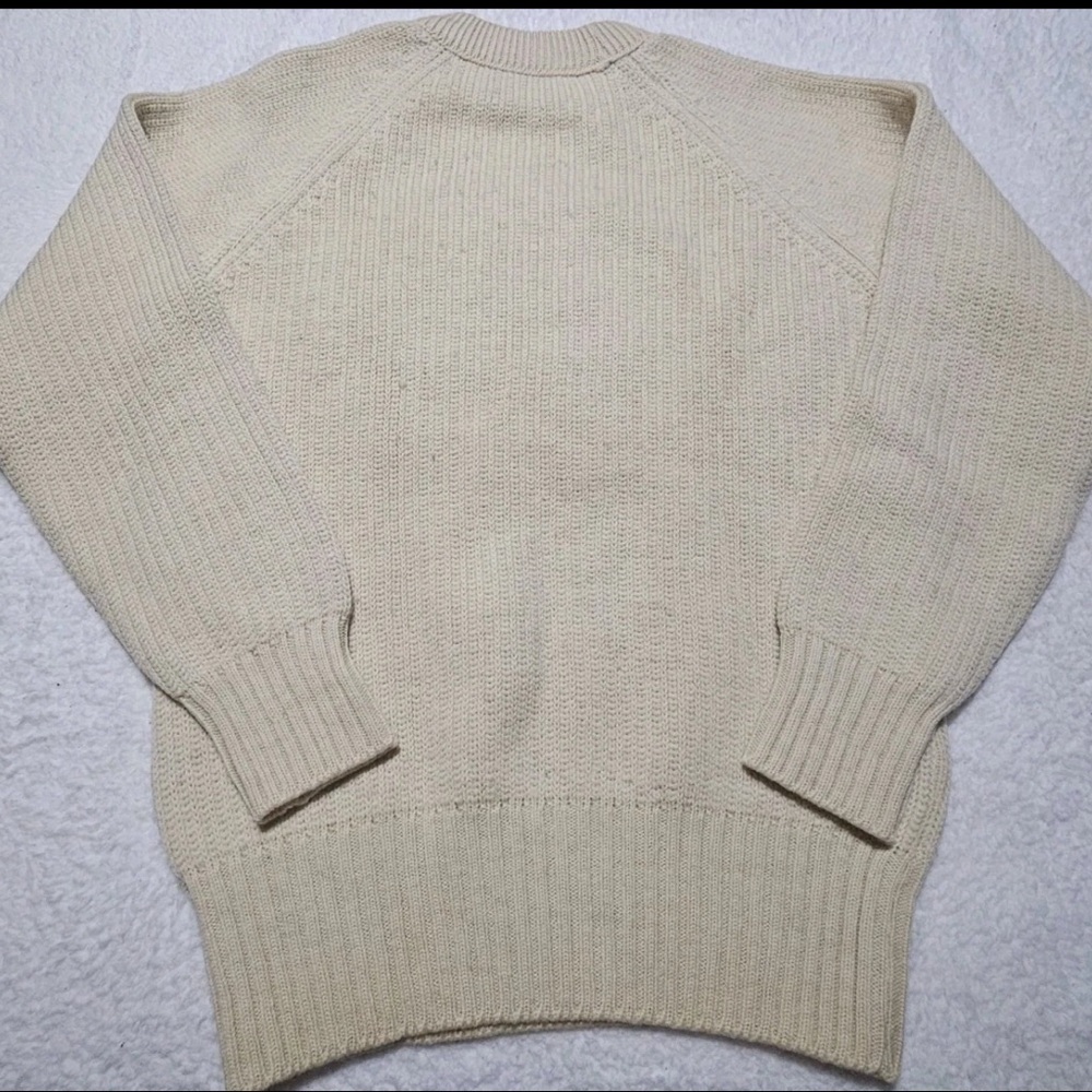 Pendleton Pure Wool Cream Sweater - image 7